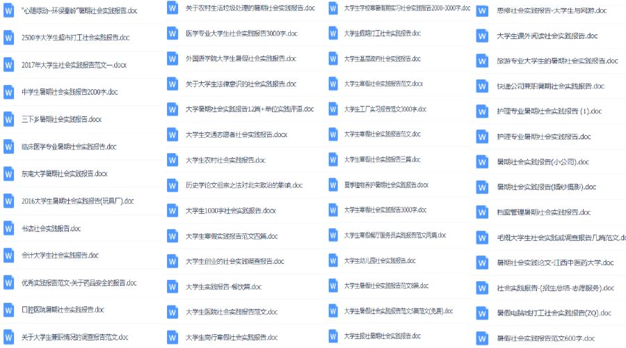 1000份實習報告模板，再也不用為實習報告發愁了?。ńㄗh收藏）插圖2