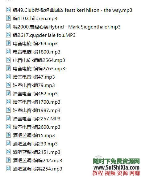 320K無損車載流行MP3音樂舞曲+MP4視頻神曲，共42G幾千首打包分享_趣資料教程資源插圖20