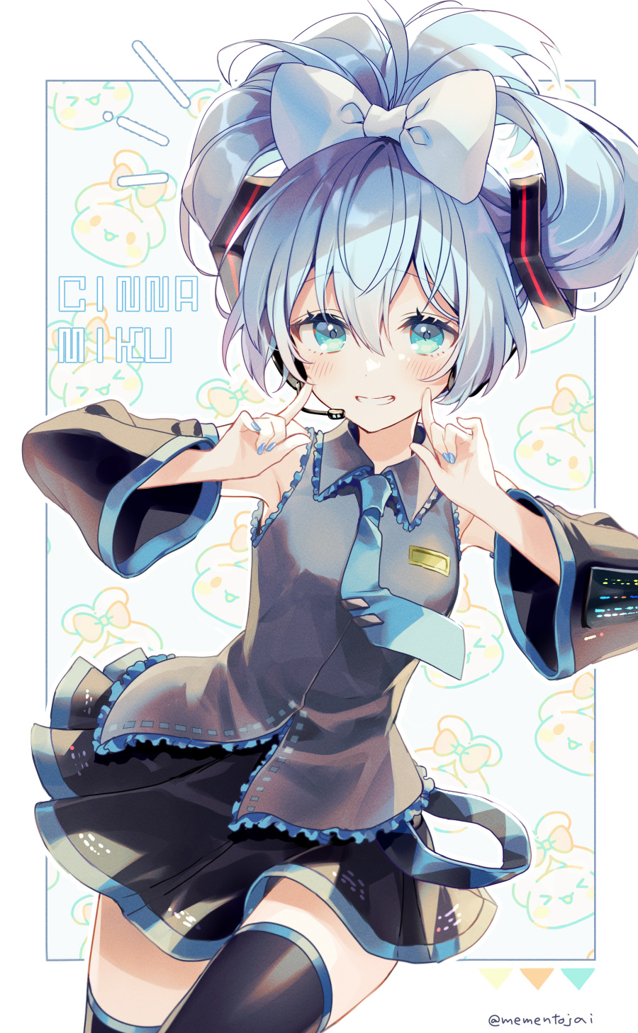 萌萌的玉桂狗初音未來組合登場，雙倍的萌萌氣息超治愈插圖20