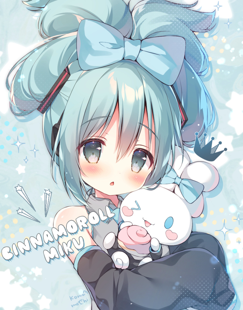 萌萌的玉桂狗初音未來組合登場，雙倍的萌萌氣息超治愈插圖17
