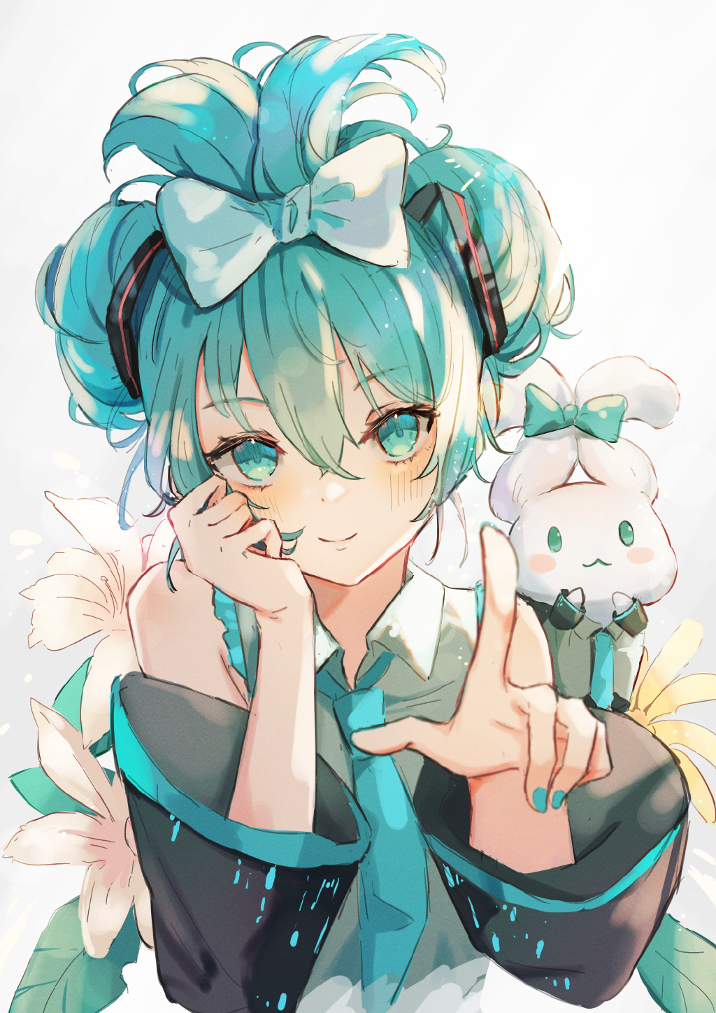 萌萌的玉桂狗初音未來組合登場，雙倍的萌萌氣息超治愈插圖15