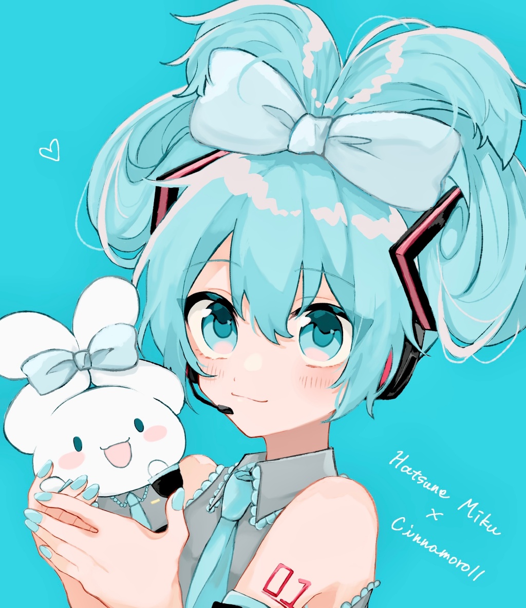 萌萌的玉桂狗初音未來組合登場，雙倍的萌萌氣息超治愈插圖3