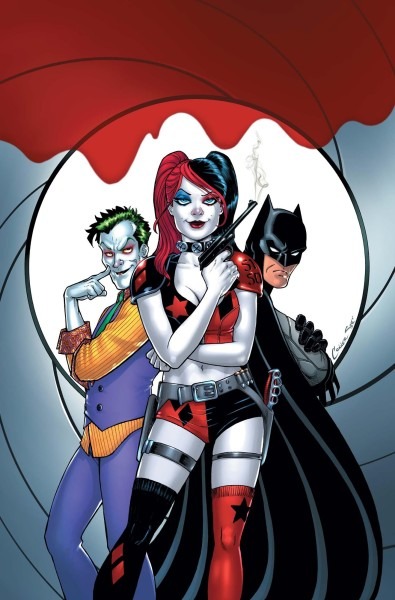 DC漫畫英雄 哈莉·奎茵（Harley Quinn、哈琳·奎澤爾）插圖