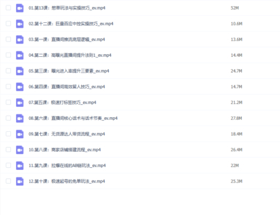 二占說直播?直播帶貨主播運營課程，主播運營二合一實操課百度網盤插圖