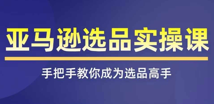 亞馬遜選品實操課程，快速掌握亞馬遜選品的技巧，覆蓋亞馬遜選品所有渠道插圖