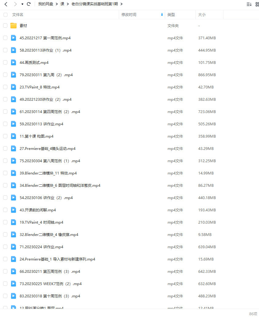 老白分鏡課實戰基礎班第1期2023年4月結課插圖1